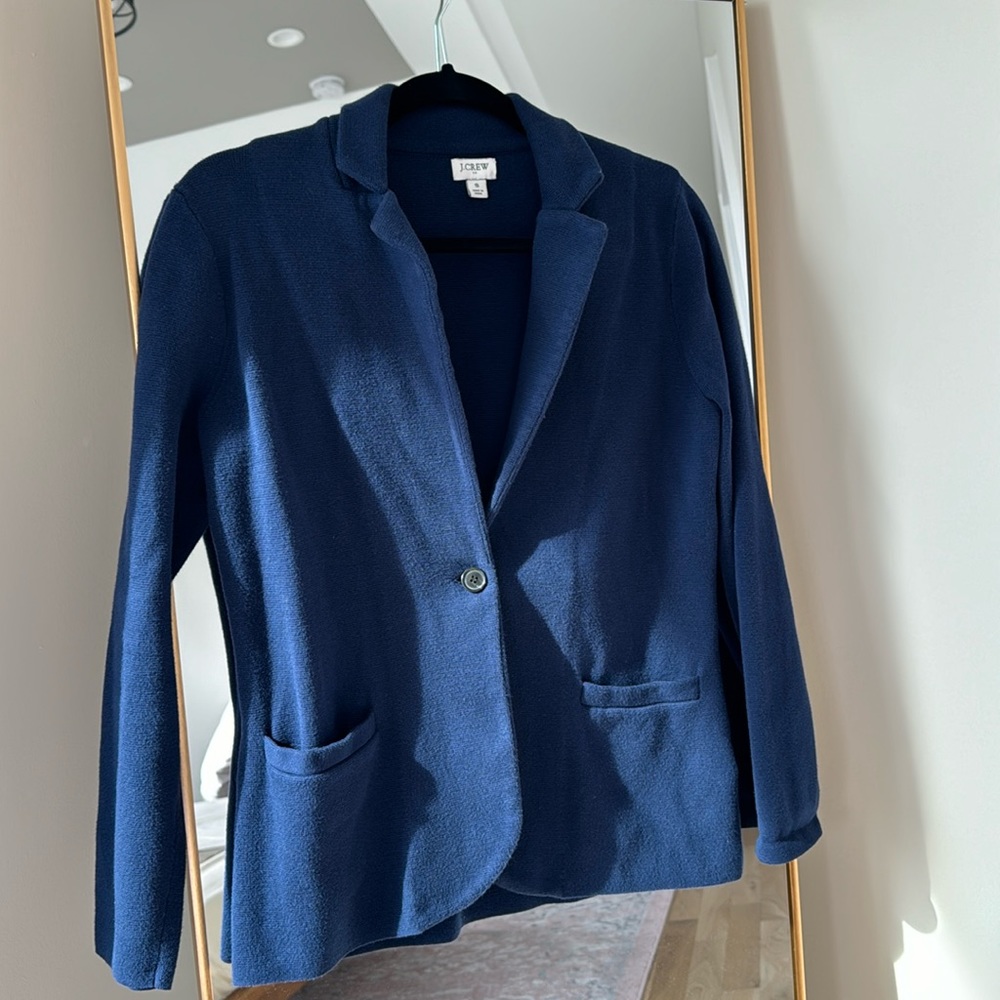 J Crew Factory Schoolboy Sweater Blazer size S